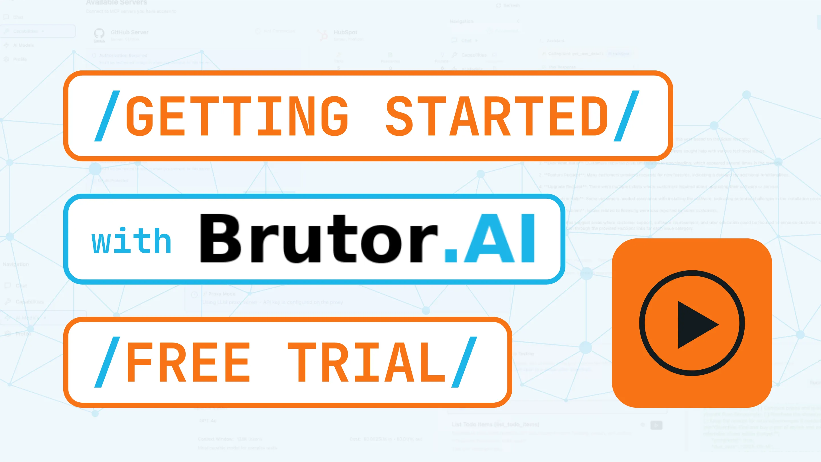 Watch Getting Started with the Brutor Free Trial: downloading the trial bundle, running the setup script and logging into the Admin Console and the User Portal.